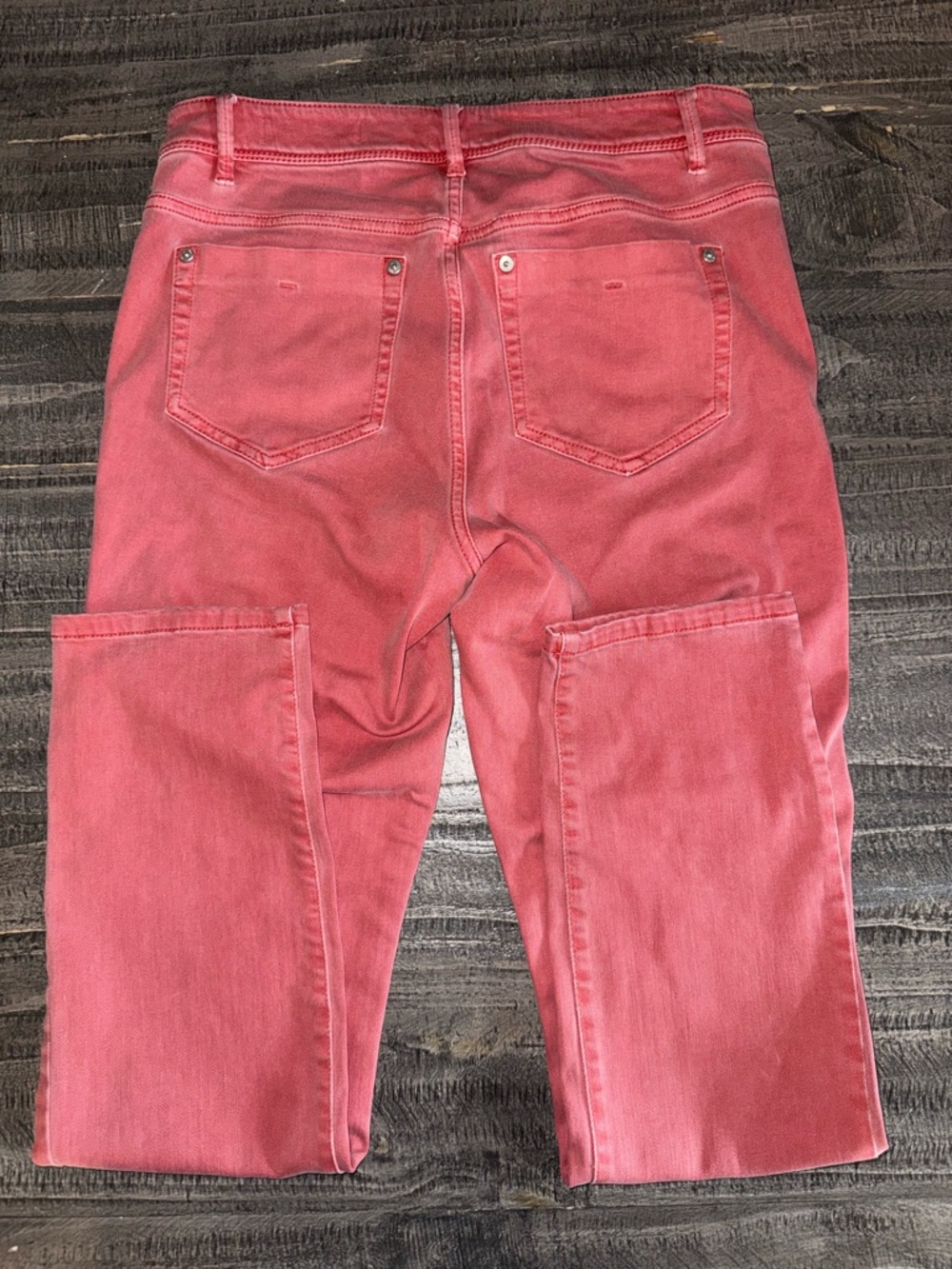 J. Jill Authentic Fit Light Red Clover Slim Ankle Jeans sz 6 - Picture 6 of 8